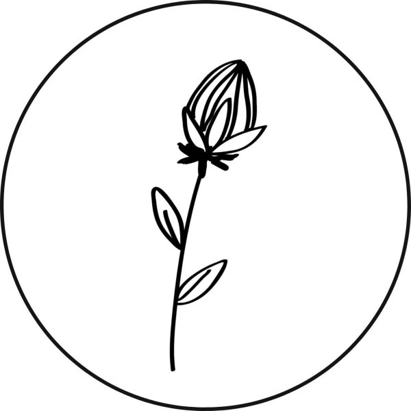 Náhrdelník kvet z chirurgickej ocele, grafický dizajn / tvoriveziena