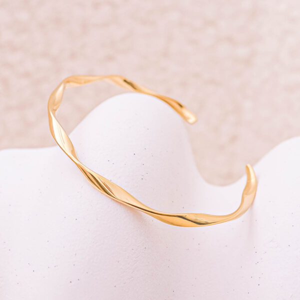 Bangle náramok VO VLNÁCH z chirurgickej ocele