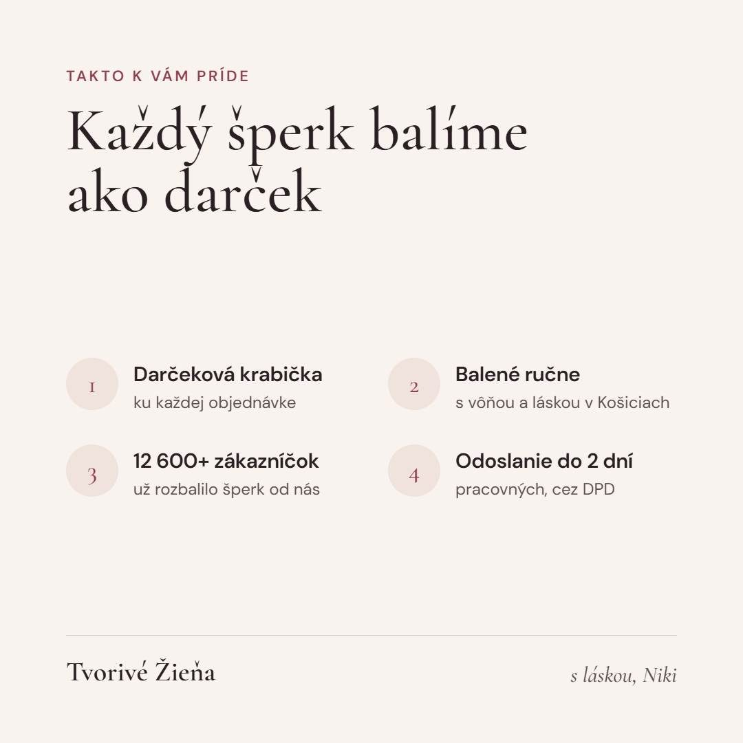 7 Každý šperk balíme ako darček
